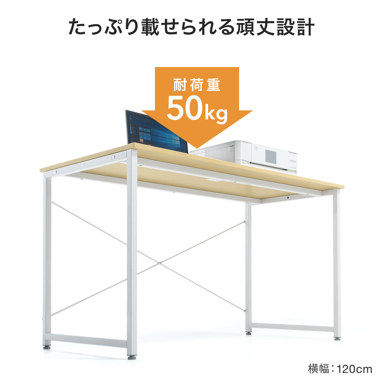 VvfXN [NfXN j^[A[Ή 100cm s60cm CguE 100-DESKF003LBR