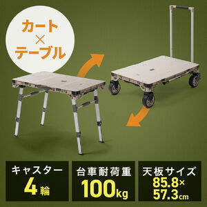 L[J[g  AEghA e[u ω׏d100kg ܂肽 2WAY @\  4 nht x[W