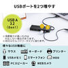 USB Type-ChbLOXe[V  nu 2ʏo gvfBXvC HDMI 2|[g 4K/30Hz PD60W LAN ubN 400-HUBC099BK