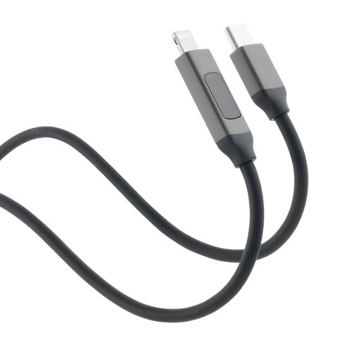 PDd͕\@\t USB Type-C Lightning P[u Apple MFiFؕi PD36WΉ 1m 炩VRP[u [d f[^] iPhone iPad ubN 500-IPLM032BK