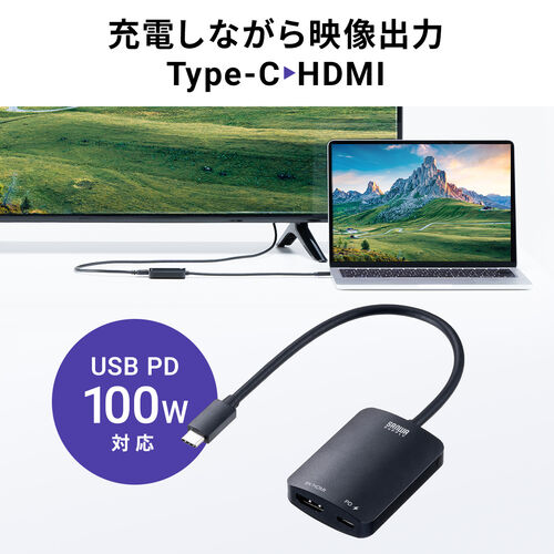 USB Type-C HDMI ϊA_v^ 8K/60Hz 4K/144Hz PD100W P[u20cm MacBook iPad Pro Air Switch Ή HDR ubN 500-KC041