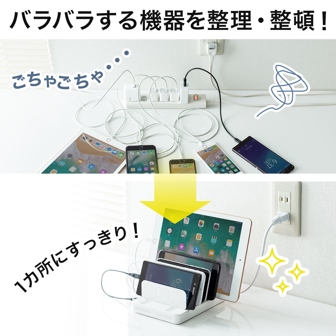 [dXe[V USB[d X}z ^ubgΉ ő9.6A 48W 6|[g |[g 700-AC020W