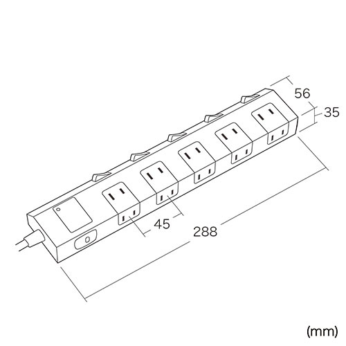 d^bv ̓}Olbgt 10 u[J[ ʃXCb`t ꊇWXCb`t 2m K[h zCg 700-TAP051
