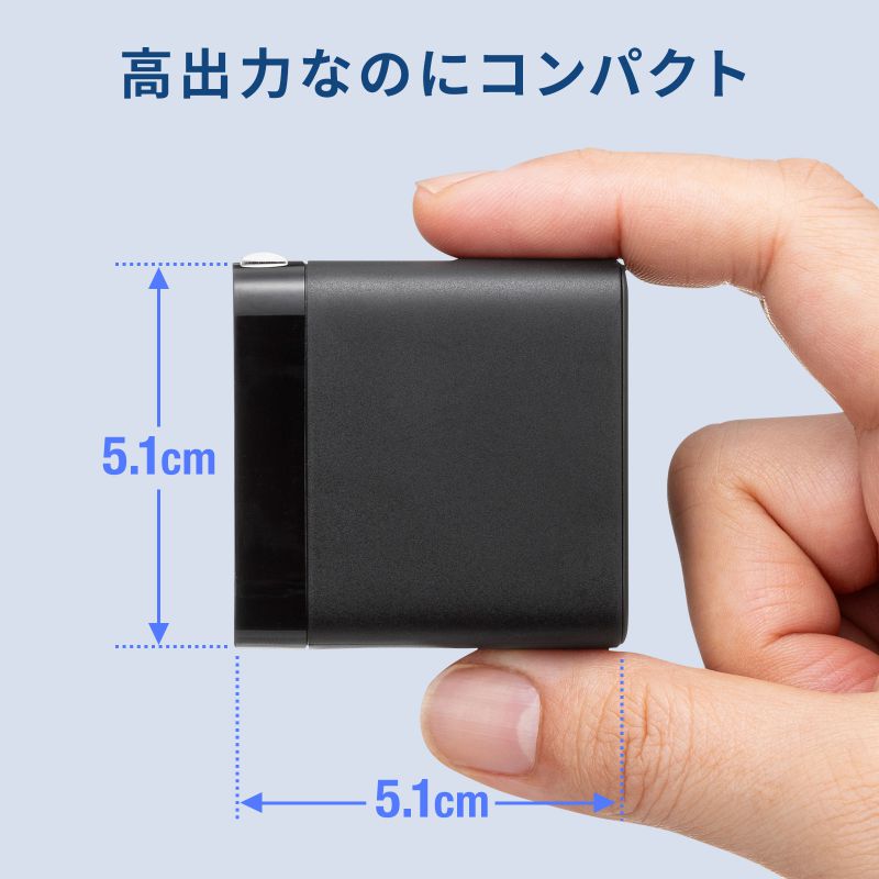 USB-C[d PD [d 65W 4|[g Type-C~3 USB-A~1 GaN̗p ܂肽ݎvO }[d m[gp\R |[g PSEKi ubN ACA-PD107BK