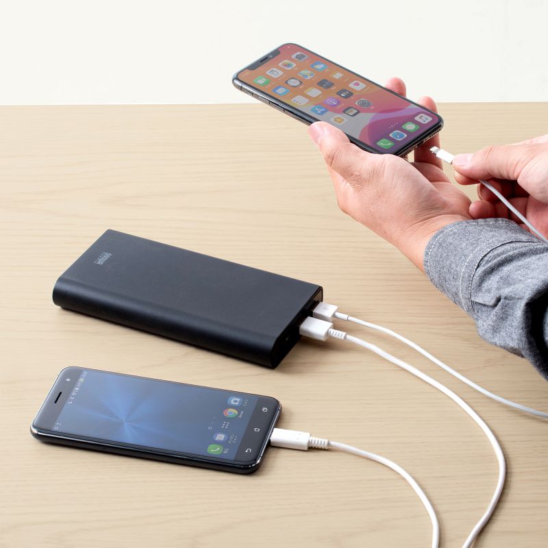 USB PDΉoCobe[ 20100mAh PD45W Type-C m[gp\R ^ubg X}[gtH  o ^ BTL-RDC26