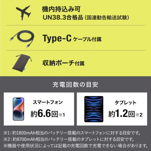 oCobe[ 20000mAh e [d USB PD 20Wo 3䓯[d iPhone X}z ^ubg Type-C [|[`t BTL-RDC29