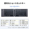 BluetoothL[{[h ܂肽 eL[Ȃ p^Ot [d pz(US) }`yAO RpNg ubN SKB-BT30BK
