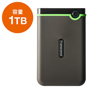 Transcend USB3.1 2.5C` X|[^uHDD ϏՌ  1TB@TS1TSJ25M3S er^Ή