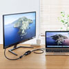 USB Type-Cnut HDMIϊA_v^ USB-3TCH35BK