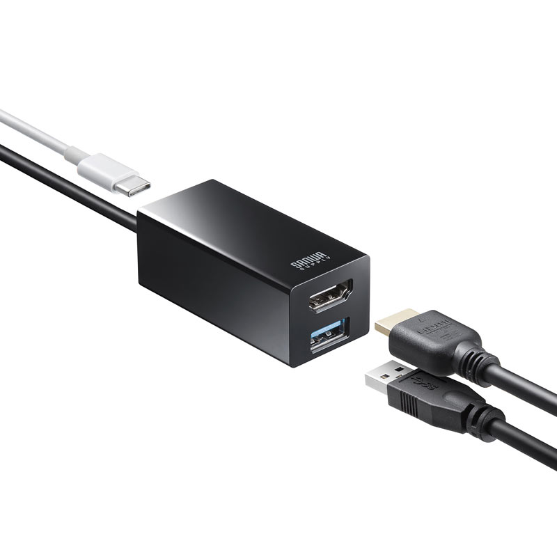 USB Type-Cnut HDMIϊA_v^ USB-3TCH35BK