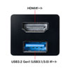 USB Type-Cnut HDMIϊA_v^ USB-3TCH35BK