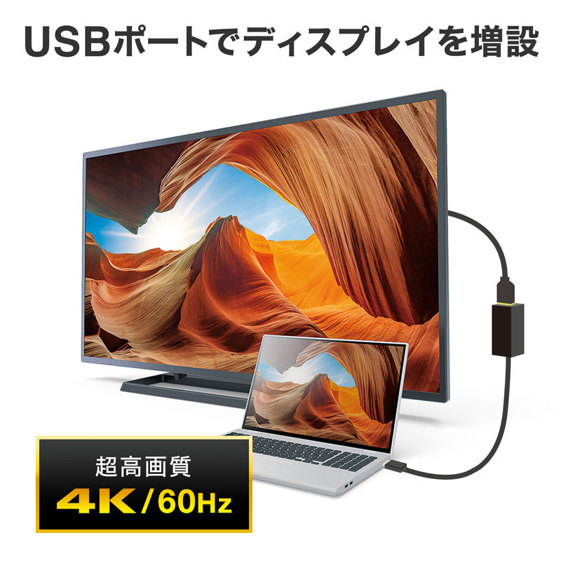 USB Type-Cnut HDMIϊA_v^ USB-3TCH35BK